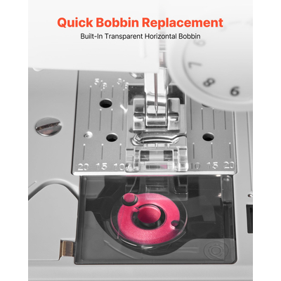 Ραπτομηχανή VEVOR Φορητή Ηλεκτρική Ραπτομηχανή 18 Εφαρμογών Βελονιάς