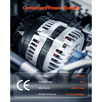 Δυναμό αυτοκινήτου VEVOR για Chevy Silverado 1500 99-04 Saab 9-7x 05-06