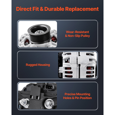 Δυναμό VEVOR για Chevy Impala LS LT 3.5L 06-11 Μόντε Κάρλο 06