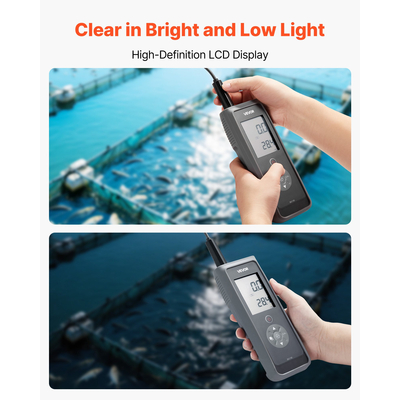 Φορητό κιτ μετρητή διαλυμένου οξυγόνου VEVOR 0,0-20,0 mg/L