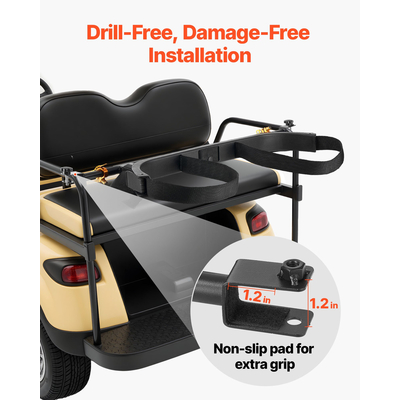 Βάση στήριξης τσάντας γκολφ VEVOR Ρυθμιζόμενη μπάρα τσάντας για τα περισσότερα καρότσια 2+2 ατόμων