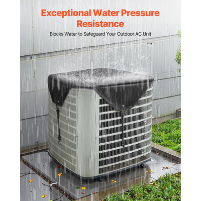 Κάλυμμα κλιματιστικού VEVOR 710 x 710 mm, με πλέγμα, γενικής χρήσης, για εξωτερική χρήση