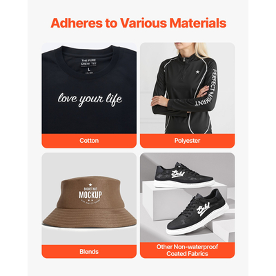 VEVOR Θερμομεταφοράς Βινυλίου HTV Σίδερο σε Βινύλιο Δέσμη 50 τεμαχίων 304,8 x 304,8 mm