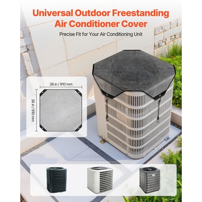 Κάλυμμα κλιματιστικού VEVOR 910x910 mm, ανθεκτικό σε σχίσιμο, για εξωτερικούς χώρους