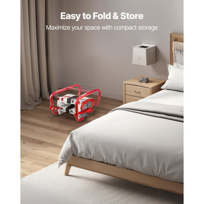 Σκάλα διαφυγής κινδύνου VEVOR, 2-όροφη, 13FT, αναδιπλούμενη σκάλα έκτακτης ανάγκης για πυρασφάλεια