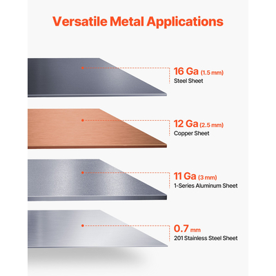 Φρένο VEVOR 24 ιντσών για λαμαρίνα και λαμαρίνα 0-135° 16 Ga, κάμψης, 5 δάχτυλα