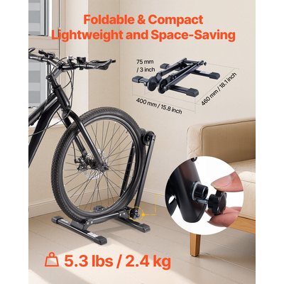 Πτυσσόμενη βάση ποδηλάτου VEVOR για βάση αποθήκευσης ποδηλάτων βουνού και δρόμου 20 έως 29 ιντσών