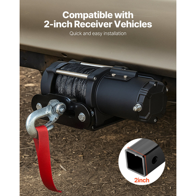 Βάση Βαρούλκου VEVOR 1633 kg για Ρυμουλκούμενο, Βάση Βαρούλκου με Υποδοχή 50,8 mm