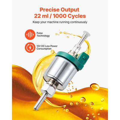 Αντλία καυσίμου θερμαντήρα ντίζελ VEVOR, αντλία δοσομέτρησης καυσίμου ντίζελ θερμαντήρα αέρα αυτοκινήτου 12V DC, αντλίες θερμαντήρων στάθμευσης αέρα ντίζελ αλουμινίου 22ML κατάλληλες για θερμαντήρες ντίζελ 2KW 5KW 8KW, αθόρυβος σχεδιασμός, τεχνολογία παλμών