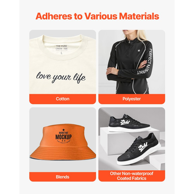 Βινύλιο μεταφοράς θερμότητας VEVOR, 304,8 x 15240mm, Γυαλιστερό μαύρο σίδερο HTV σε ρολό βινυλίου, εύκολο στην κοπή και το ξερίζωμα, ισχυρή πρόσφυση, συμβατό με μηχανές κοπής, για διάφορα υλικά, μπλουζάκια, μαξιλάρια, καπέλα