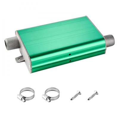 Σιγαστήρας θέρμανσης ντίζελ VEVOR, Αναβάθμιση σιγαστήρα θέρμανσης ντίζελ 24 mm, Σιγαστήρες θέρμανσης στάθμευσης με 2 σφιγκτήρες και βίδες, Αναβαθμισμένος σιγαστήρας εξάτμισης από κράμα αλουμινίου για πετρελαιοκινητήρες 2KW 5KW 8KW