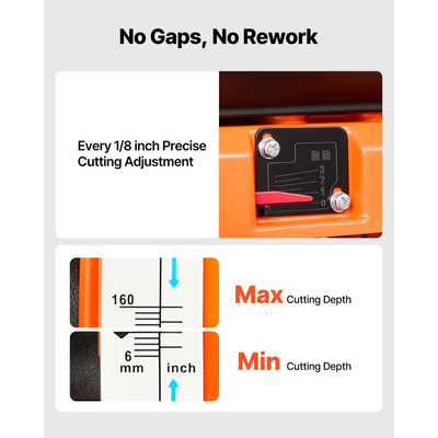 Πλάνη πάχους VEVOR, τριών λεπίδων, πλάτους 330 mm, Ισχυρός κινητήρας 2000W 23500 σ.α.λ., διπλοί κύλινδροι, προστασία από υπερφόρτωση, ξυλουργική μονής ταχύτητας, για σκληρό μαλακό ξύλο