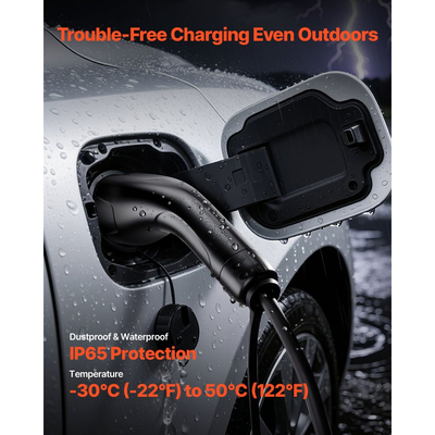 Καλώδιο επέκτασης φορτιστή ηλεκτρικού οχήματος VEVOR, καλώδιο επέκτασης 32Amp 10 m μέγιστο 22 kW συμβατό με όλους τους φορτιστές ηλεκτρικών οχημάτων τύπου 2, καλώδιο φόρτισης αυτοκινήτου βαρέως τύπου 3 φάσεων AC 480V 50Hz IP65 με τσάντα μεταφοράς