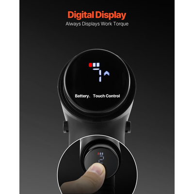 Ηλεκτρικό κατσαβίδι VEVOR, 7 ρυθμίσεις ροπής 0,5-5 Nm, μπαταρία 2500mAh, σετ κατσαβιδιών χωρίς καλώδιο με 32 μύτες 1/4 ίντσας, ψηφιακή οθόνη, φως LED, φόρτιση τύπου C, για ηλεκτρολογικές επισκευές επίπλων