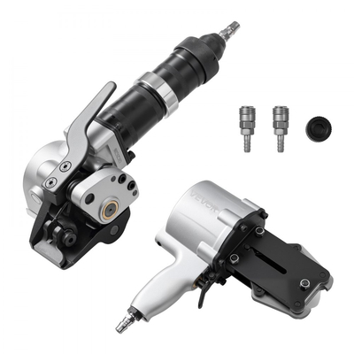 Πνευματική μηχανή δεσίματος χάλυβα VEVOR, δύναμη εφελκυσμού 8500 N, εργαλείο δεσίματος μετάλλου, εντατήρας και κοπτικό στεγανοποιητικό για μεταλλική ταινία πλάτους 32 mm, πρέσα βαρέως τύπου για συσκευασία υψηλής εφελκυσμού