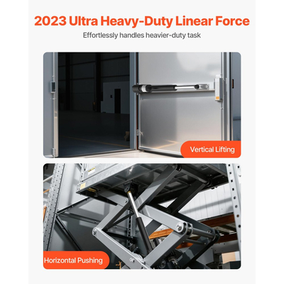 Γραμμικός Ενεργοποιητής VEVOR 12V, Εξαιρετικά Βαρέως Τύπου Γραμμικός Ενεργοποιητής Κίνησης 9000N με Διαδρομή 200mm, Βαθμολογία IP65 5mm/s με Βάσεις Στήριξης για Σκάφη Βιομηχανικών Μηχανημάτων, Συστήματα Βαρέων Ανυψωτικών Φορτίων