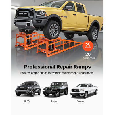 Υδραυλικές ράμπες αυτοκινήτων VEVOR, 2 τεμάχια 5T 11000 lbs, ύψος ανύψωσης 270-360 mm, υδραυλικές ράμπες βαρέως τύπου για οχήματα, φορητές ανυψωτικές μηχανές αυτοκινήτων για συντήρηση γκαράζ σπιτιού και αλλαγή λαδιών, επισκευή φορτηγών οχημάτων