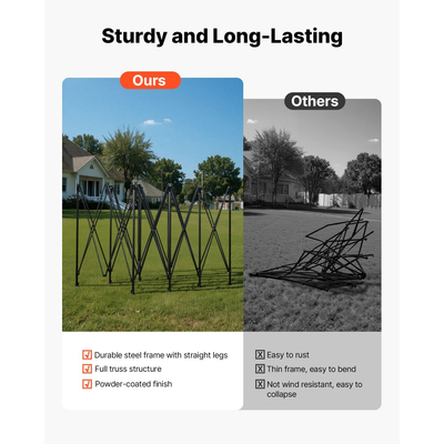 Φορητή σκηνή βαφής VEVOR, φορητή σκηνή ψεκασμού γκαράζ 5870 x 3980 x 1780mm, αδιάβροχη θήκη ψεκασμού με πτυσσόμενο πλαίσιο και 4 πλευρικά παράθυρα από πλέγμα για ανταλλακτικά αυτοκινήτων, έπιπλα, βαφή αυτοκινήτων