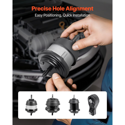 Κιτ αντικατάστασης βάσης κινητήρα και κιβωτίου ταχυτήτων VEVOR, σετ 4 τεμαχίων, συμβατό με Chevrolet Traverse 3.6L V6 2009–2017, αντικατάσταση κωδικού γνήσιου κωδικού A5548HY, A5549HY, A5458HY, A5444, ασφαλής υποστήριξη