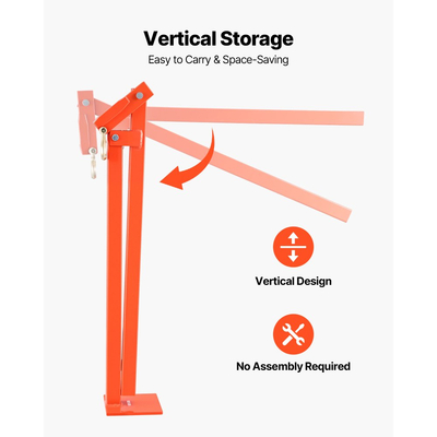 Εξολκέας στύλων T VEVOR 78 cm, βαρέως τύπου εξολκέας στύλων περίφραξης με αλυσίδα ανύψωσης 109,2 cm, ανθεκτικός στη σκουριά χάλυβας, εργαλείο αφαίρεσης στύλων T που εξοικονομεί εργασία για στρογγυλούς στύλους περίφραξης, στύλους πινακίδων και κορμούς δέντρων