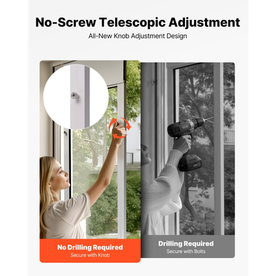 Πόρτα σκύλου VEVOR για συρόμενη γυάλινη πόρτα, ρυθμιζόμενο ύψος 2311-2439 mm, πλαίσιο από κράμα αλουμινίου με μεταλλικούς περιστρεφόμενους μεντεσέδες, σχεδιασμός ασφαλούς κλειδώματος, πτερύγιο 346 x 600 mm, συρόμενη γυάλινη πόρτα για κατοικίδια για ενοικι