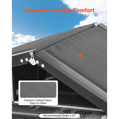 Ράμπα Σκύλου VEVOR για Αυτοκίνητα, 180 x 43,2 cm, Πτυσσόμενες Ράμπες Κατοικίδιων για Μεσαίους & Μεγάλους Σκύλους έως 113 kg, Ράμπα Σκάλας Κατοικίδιων με Αντιολισθητική Επιφάνεια από Ύφασμα Oxford, Φορητές Ράμπες Αυτοκινήτου Σκύλων Εξωτερικού Χώρου για SUV