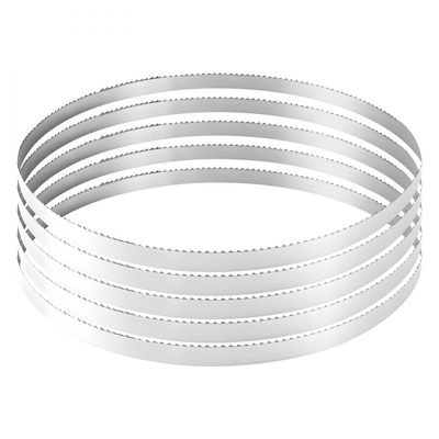 Λεπίδα πριονοκορδέλας VEVOR, μήκος 3810 mm, λεπίδα πριονοκορδέλας 4 TPI με 18 αιχμηρά δόντια σκληρυμένα HRC, ανθρακούχος χάλυβας υψηλής αντοχής SK5, πλάτος 19 mm, αντικατάσταση για τις κύριες μάρκες πριονοκορδέλας ξυλουργικής, συσκευασία 1 τεμαχίου