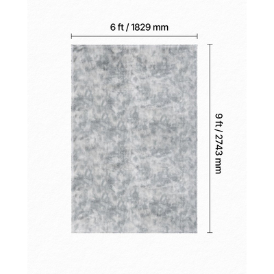 Χαλιά εσωτερικού χώρου VEVOR για βελούδινα δωμάτια, μαλακό βελούδινο χαλί 1,83x2,74 μ., χαλιά FFurry Shag για σαλόνι, υπνοδωμάτιο, μοντέρνο χαλί αισθητικής με μακρύ πέλος, που δεν ρίχνει, ανθεκτικό στην ολίσθηση, ανοιχτό γκρι Tie-Dye