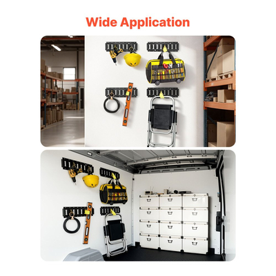 Κιτ ράγας πρόσδεσης VEVOR E-Track, σετ 4 ραγών E 0,4 m, 21 τεμάχια, περιλαμβάνει 2 ιμάντες καστάνιας & 4 δακτυλίους Ο & 4 δέσιμο με δακτύλιο D & 2 μονές υποδοχές & 8 καπάκια & 1 τσάντα, κατάλληλο για γκαράζ, φορτηγά και ρυμουλκούμενα