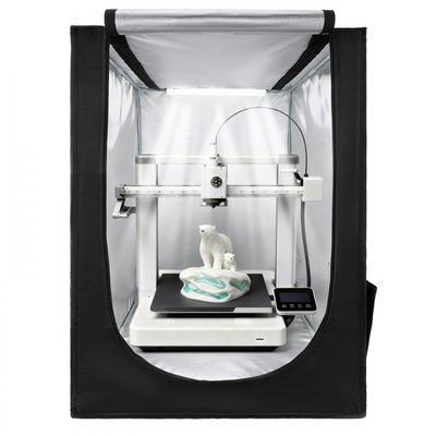 Θήκη για εκτυπωτή 3D VEVOR, αδιάβροχη σκηνή 3D εκτυπωτή Oxford από ύφασμα Oxford, θήκη προστασίας σταθερής θερμοκρασίας με φωτισμό LED, συμβατή με πολλά δημοφιλή μοντέλα Creality/ELEGOO/Anycubic