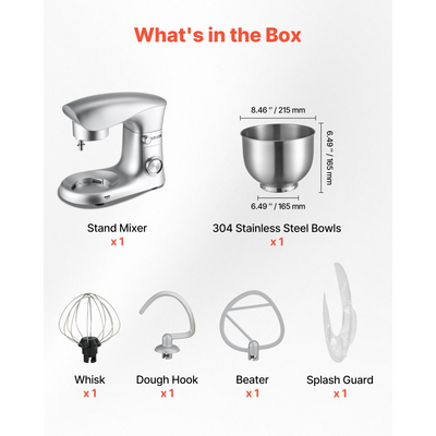 Μίξερ βάσης VEVOR, ηλεκτρικό μίξερ κουζίνας 4,2 L, μίξερ ζύμης 1500W, 10+ ταχύτητες παλμών, ανακλινόμενο μίξερ τροφίμων με μπολ από ανοξείδωτο ατσάλι, γάντζο ζύμης, σύρμα, αναδευτήρα, για ψήσιμο, ανάμειξη, χτύπημα και ζύμωμα