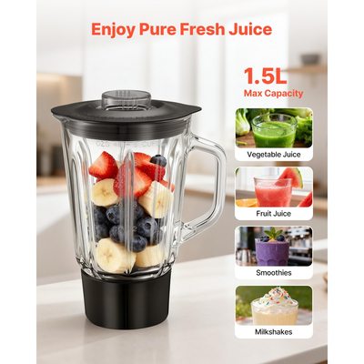 Μίξερ βάσης VEVOR, ηλεκτρικό μίξερ κουζίνας 6 λίτρων, μίξερ ζύμης 1500W, μίξερ τροφίμων με ανακλινόμενη κεφαλή 6+P ταχυτήτων με κύπελλο μπλέντερ 1,5 λίτρων, μπολ από ανοξείδωτο ατσάλι, γάντζος ζύμης, σύρμα, αναδευτήρας, για ψήσιμο, ανάμειξη, ασημί