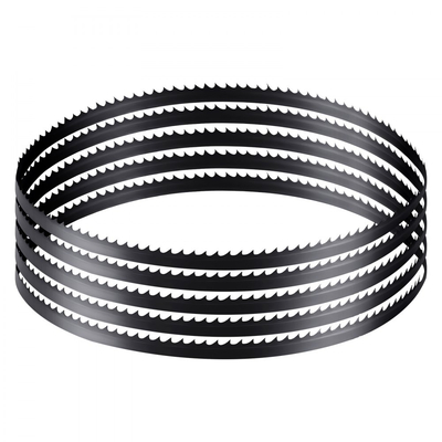 Λεπίδα πριονοκορδέλας VEVOR, μήκος 1511 mm, λεπίδα πριονοκορδέλας 6 TPI με 15 σκληρυμένα αιχμηρά δόντια HRC, ανθρακούχος χάλυβας υψηλής αντοχής SK5, πλάτος 6,35 mm, αντικατάσταση για τις κύριες μάρκες πριονοκορδέλας ξυλουργικής, συσκευασία 1