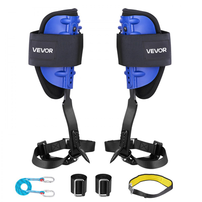 Σετ καρφιών αναρρίχησης δέντρων VEVOR, Ρυθμιζόμενος εξοπλισμός αναρρίχησης δέντρων με ιμάντες και ζώνη μέσης, Χωρητικότητα φορτίου 159 kg, Βαρέως τύπου χαλύβδινα καρφιά αναρρίχησης, εξοπλισμός δενδροκόμου για κυνήγι και συλλογή φρούτων