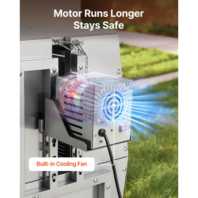 Ψησταριά VEVOR, Εξωτερική σούβλα BBQ 38W για χοιρινό και αρνί, Ψησταριά κάρβουνου με χωρητικότητα 60 kg, Ρόδες & Ύψος 4 Επιπέδων, Κιτ Σούβλας από Ανοξείδωτο Ατσάλι για Κάμπινγκ και Πάρτι σε Εξωτερικό Χώρο