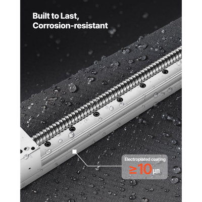 Γραμμικός οδηγός VEVOR, μέγεθος εργασίας διαδρομής 1000 mm, ενεργοποιητής σκηνής γραμμικού οδηγού CNC με κίνηση σφαιρικής βίδας, μηχανοκίνητος βηματικός κινητήρας Nema 23, υψηλής ακρίβειας, για μηχανή χάραξης, φρέζα CNC, 3D εκτυπωτής