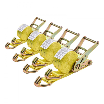 Ιμάντες καστάνιας VEVOR, 38,1 mm x 3 m, Ιμάντες πρόσδεσης βαρέως τύπου με διπλό γάντζο J, αντοχή σε θραύση 3000 kg, τσάντα μεταφοράς, δέσιμο με καστάνια για μετακίνηση, ρυμουλκούμενα, μοτοσικλέτες, καγιάκ, οροφή αυτοκινήτου, τεμάχιο 4