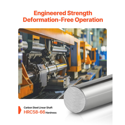 VEVOR 2PCS Ράβδος Γραμμικής Κίνησης, 20 mm x 1200 mm (0,79 x 47,24 in), Άξονας Γραμμικής Ράβδου από Ανθρακούχο Χάλυβα SFC20, Αντισκωριακός και Υψηλής Ακρίβειας, Άξονας Υψηλής Σκληρότητας, για Κοπή, Λείανση, Φρέζα, Τρυπάνι