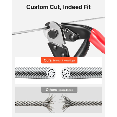 Συρματόσχοινο VEVOR 3,2 mm, μήκος 152 m, καλώδιο από ανοξείδωτο χάλυβα 316 με κόφτη, αντοχή σε θραύση 798 kg, κατασκευή 1 x 19 κλώνων, χαλύβδινο καλώδιο για σύστημα κιγκλιδωμάτων καταστρώματος, πέργκολα κήπου