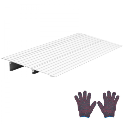 Ράμπα κατωφλίου πόρτας VEVOR, ύψος 59 mm, ράμπα κατωφλίου από κράμα αλουμινίου με ονομαστική χωρητικότητα φορτίου 363 kg, ράμπες για άτομα με αναπηρία για σκαλοπάτια σπιτιού για αναπηρικά αμαξίδια, σκούτερ, ηλεκτρικά αμαξίδια, περιπατητές, ποδήλατα, τρίκυκλα