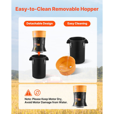 Ηλεκτρικός μύλος σιτηρών VEVOR, επαγγελματικός μύλος μπαχαρικών υψηλής ισχύος 600W, μηχανή κονιοποίησης σκόνης 25L με γαλβανισμένες αιχμηρές λεπίδες, για ξηρούς κόκκους, μπαχαρικά, δημητριακά, κόκκους καφέ, καλαμπόκι και πιπέρι