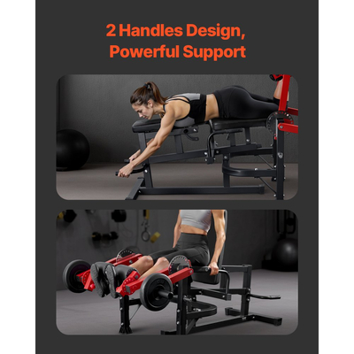 Μηχανή επέκτασης και κάμψης ποδιών VEVOR, Περιστροφική επέκταση ποδιών με καθιστή θέση για μηρούς, Ρυθμιζόμενος εξοπλισμός ειδικών ασκήσεων κάτω μέρους σώματος, Βαρύς πάγκος γυμναστικής για οικιακή γυμναστική, Χωρητικότητα 700 λίβρες