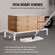 VEVOR Αλουμίνιο Dunnage Rack Stationary Dunnage Rack 48” x 20” x 8” Storage Rack