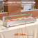 VEVOR Commercial Electric Food Warner Countertop Buffet 5*8Qt with Glass Shield