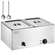 VEVOR Commercial Electric Food Warner με 2 τηγάνια Μπουφές πάγκου 17L Bain Marie