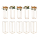 VEVOR 10PCS 31,5 ιντσών/80 εκ. Σταντ για λουλούδια γάμου, με ακρυλικό laminate, μεταλλικό βάζο με στήλη γεωμετρικά κεντρικά στάντ, χρυσό ορθογώνιο φλοράλ ράφι για δεξίωση εκδηλώσεων, διακόσμηση πάρτι