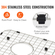 VEVOR Sink Protector Grid 2PCS, 13,7&quot;x11,6&quot; ανοξείδωτες σχάρες νεροχύτη, κεντραρισμένες σχάρες νεροχύτη αποστράγγισης με γωνιακή ακτίνα R50, μεγάλα πλέγματα στο κάτω μέρος του νεροχύτη, αξεσουάρ νιπτήρα γενικής χρήσης ράφι μπολ για την κουζίνα