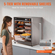 VEVOR Hot Box Food Warmer 5-Tier Concession Θερμαντικό ντουλάπι με δίσκο νερού