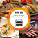 VEVOR Εμπορική σχάρα Panini Press Grill Electric Sandwich Maker Griddle Plate 9&quot;x9