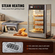 VEVOR Food Warmer Display for 14&quot; Pizza, 4-Tier Commercial Pizza Warmer Electric